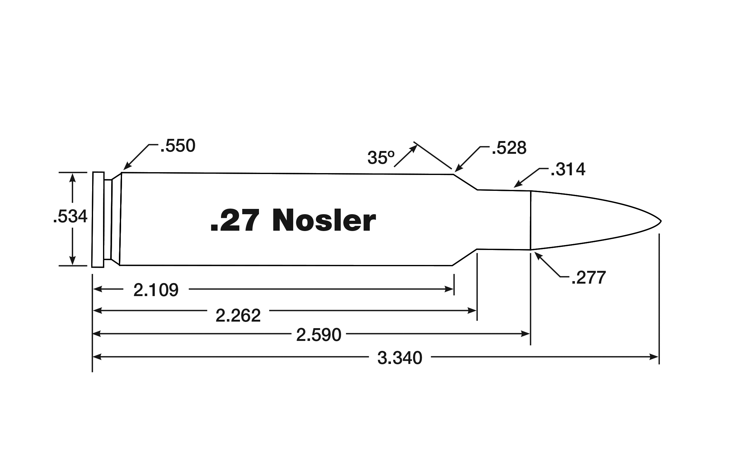 .27 Nosler, (24-inch barrel) (Handloader #348)